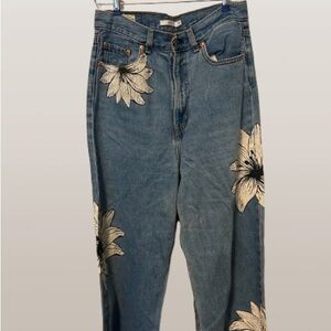 Lily pattern Jeans